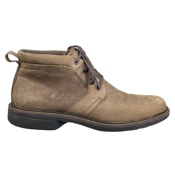 ECCO Mens Turn Brown Nubuck Chukka Boots Size US 8/8.5 - Picture 1 of 10